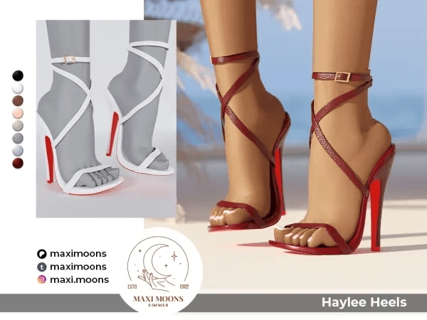 Скриншот мода Босоножки Haylee Heels